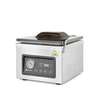 Vakuová balička - komora, HENDI, Profi Line, těsnicí lišta 260 mm, 240V/1000W, 330x480x(H)361mm | 201428